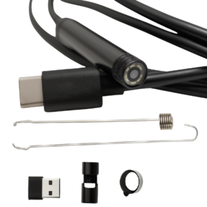 Cámara Endoscópica (Boroscópica) MotoArriero: 1 Metro, USB/Tipo-C