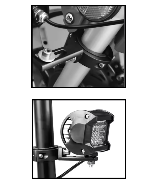 Soporte de Abrazadera Premium en Aluminio Fundido para Exploradoras y Accesorios (Ajustable) - Imagen 3